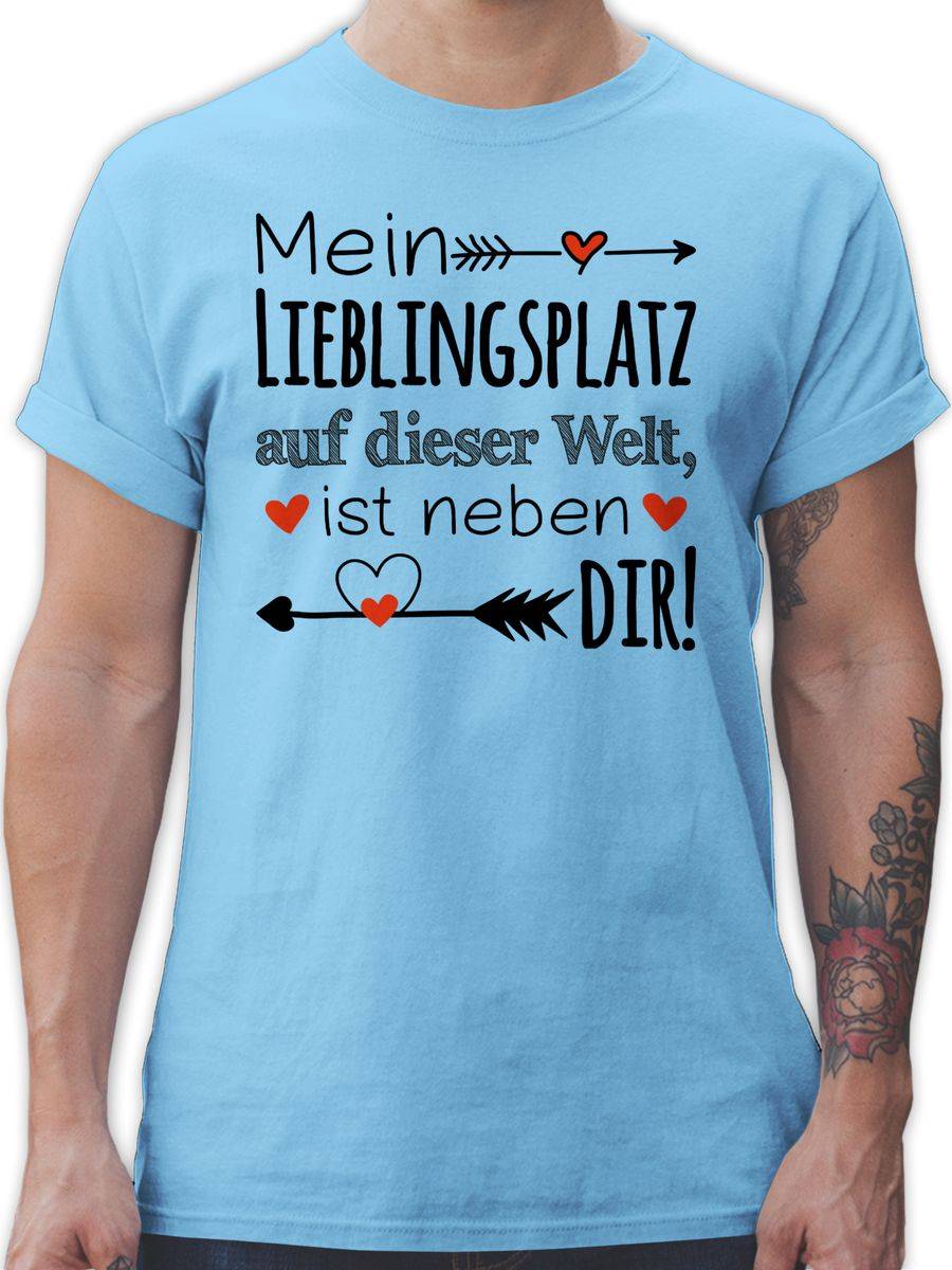 Shirtracer Mein Lieblingsplatz auf dieser Welt, ist neben dir Shirts & Mehr Shirtracer
