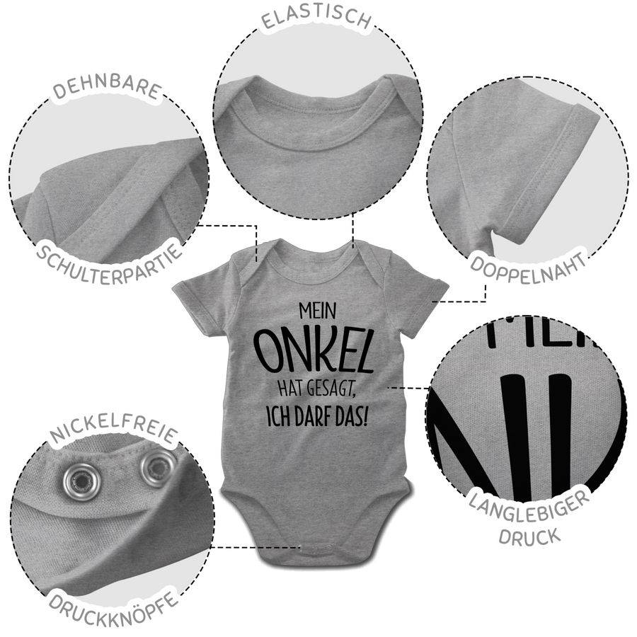 Shirtracer Mein Onkel Hat Gesagt Ich Darf Das - Schwarz Shirts & Mehr Shirtracer