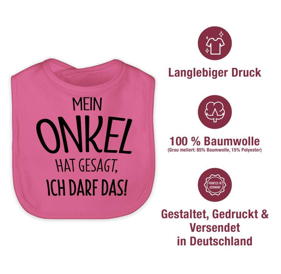 Shirtracer Mein Onkel Hat Gesagt Ich Darf Das - Schwarz Shirts & Mehr Shirtracer