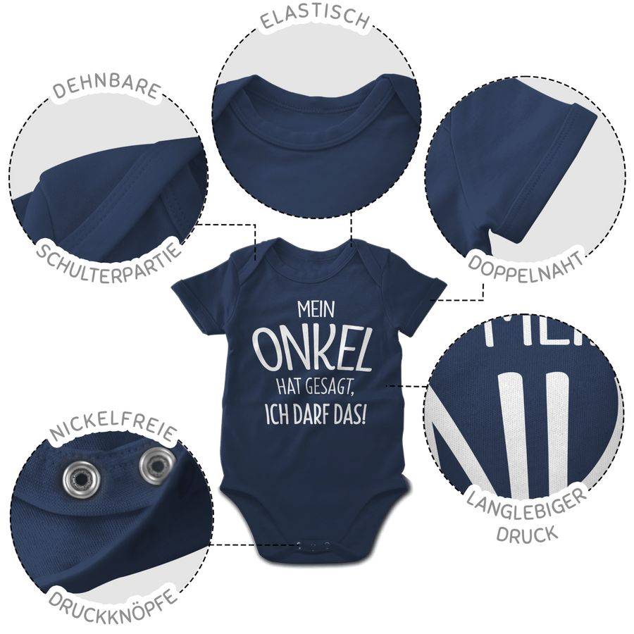 Shirtracer Mein Onkel Hat Gesagt Ich Darf Das: T-Shirt Turnbeutel Shirtracer