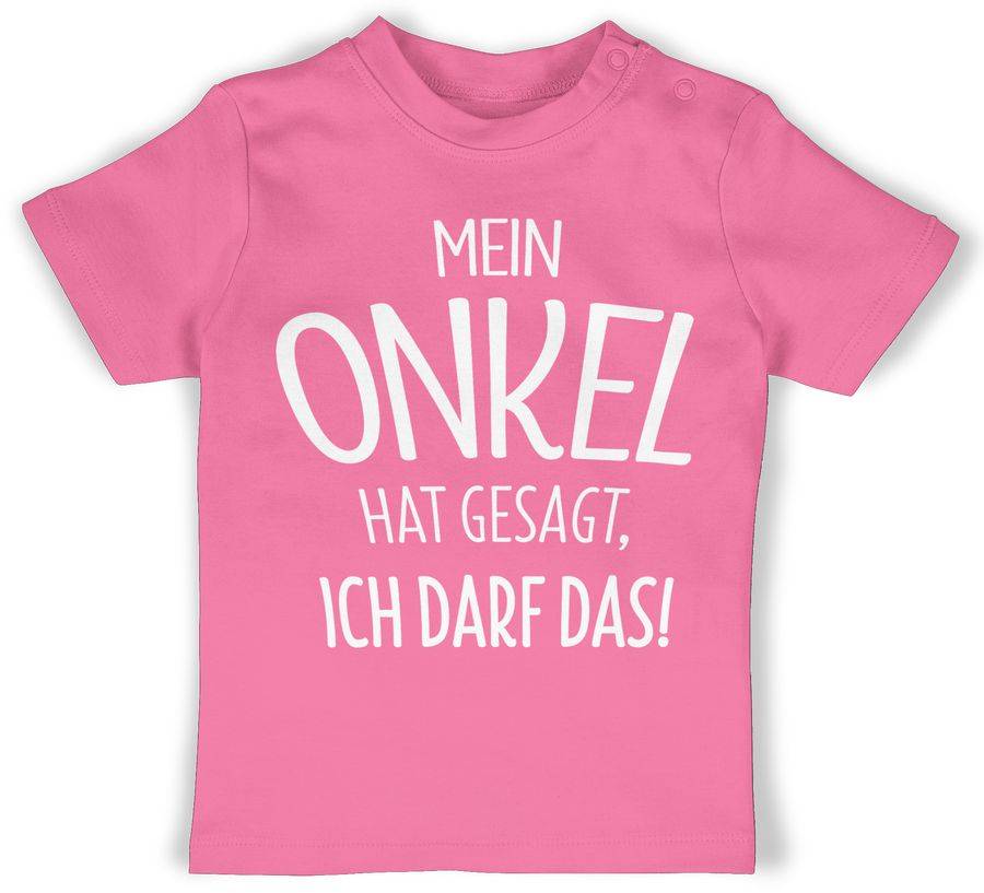 Shirtracer Mein Onkel hat gesagt ich darf das: T-Shirt Turnbeutel Shirtracer