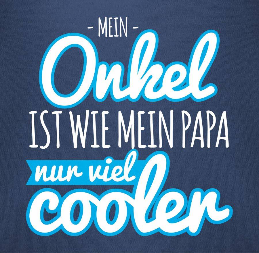 Shirtracer Mein Onkel Ist Wie Mein Papa Nur Viel Cooler Blau: T-Shirt Rucksack Shirtracer