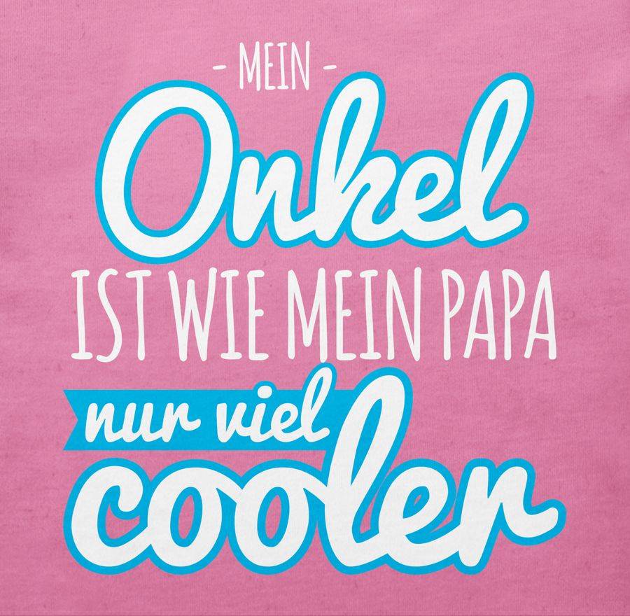 Shirtracer Mein Onkel Ist Wie Mein Papa Nur Viel Cooler Blau: T-Shirt Rucksack Shirtracer