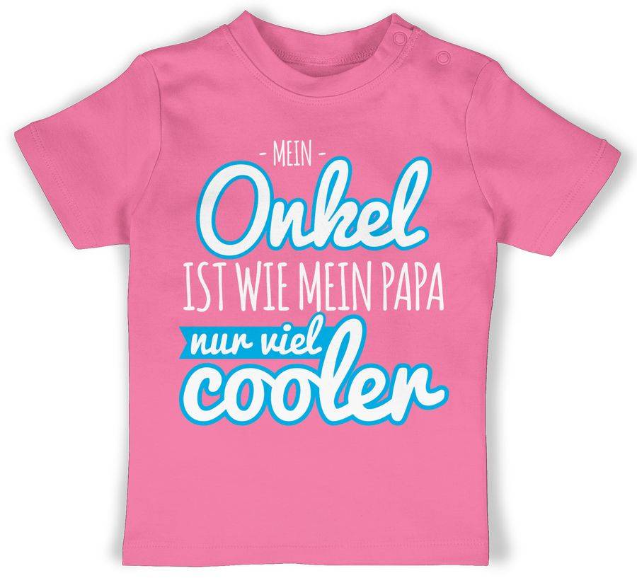 Shirtracer Mein Onkel ist wie mein Papa nur viel cooler blau: T-Shirt Rucksack Shirtracer