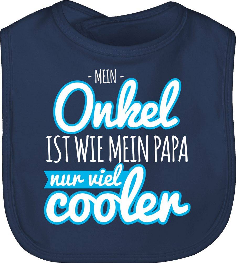 Shirtracer Mein Onkel ist wie mein Papa nur viel cooler blau: T-Shirt Rucksack Shirtracer