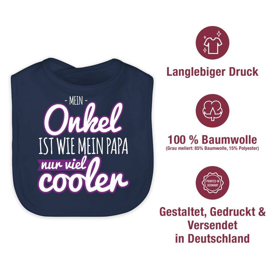 Shirtracer Mein Onkel Ist Wie Mein Papa Nur Viel Cooler Lila Shirts & Mehr Shirtracer