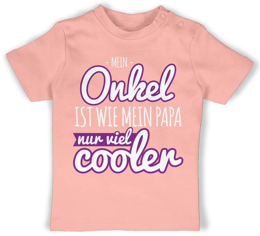 Shirtracer Mein Onkel ist wie mein Papa nur viel cooler lila Shirts & Mehr Shirtracer