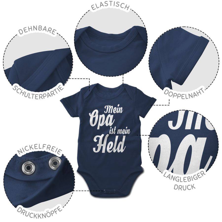 Shirtracer Mein Opa Ist Mein Held: Tshirt Gym Bag Shirtracer