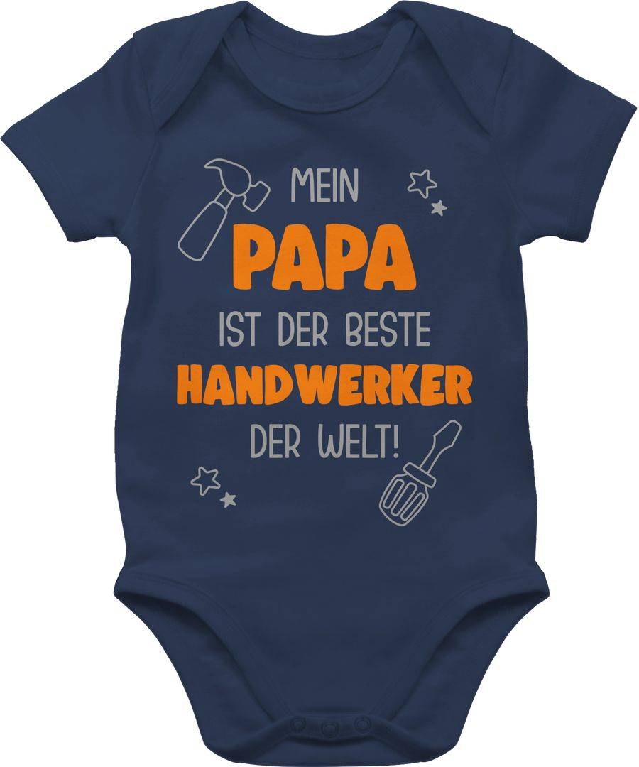 Shirtracer Mein Papa ist der beste Handwerker der Welt: Tshirt Turnbeutel Shirtracer
