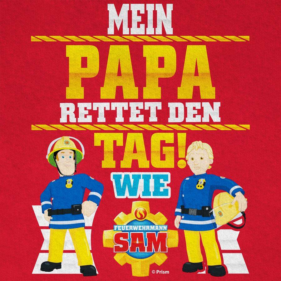 Shirtracer Mein Papa Rettet Den Tag Wie Sam & Penny: Tshirt Turnbeutel Shirtracer