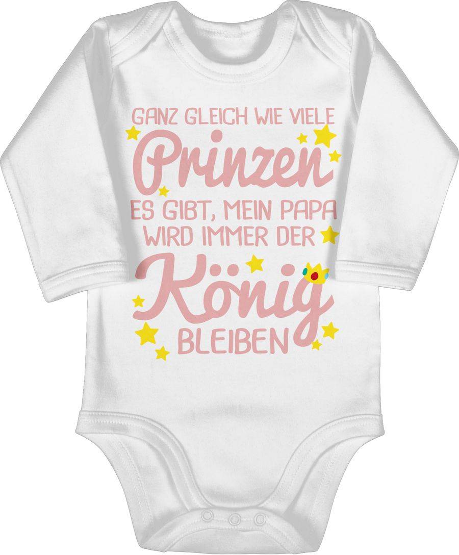 Shirtracer Mein Papa wird immer der König bleiben: T-Shirt Turnbeutel Shirtracer
