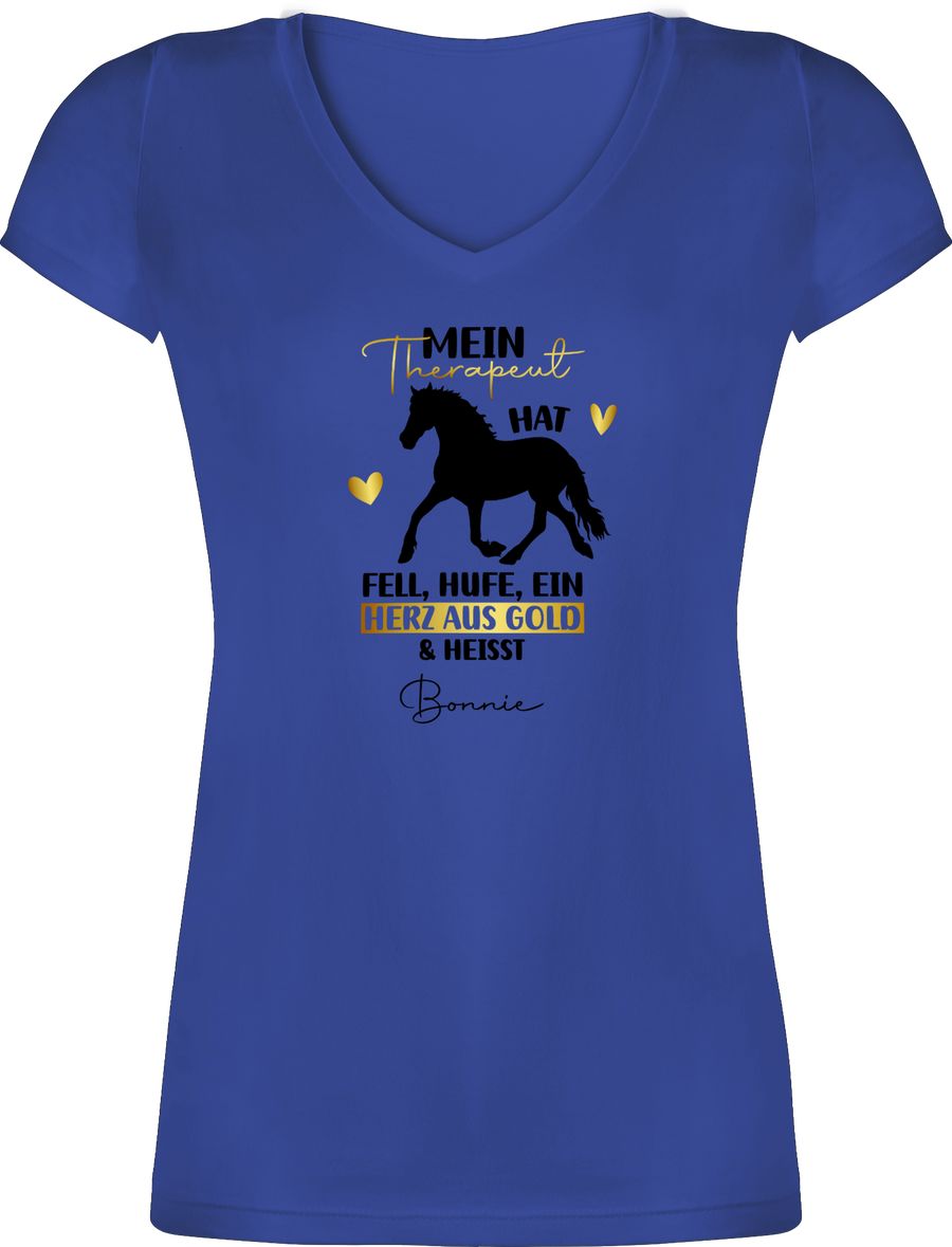 Shirtracer Mein Therapeut hat Fell, Hufe und ein Herz aus gold: Tshirt Gym Bag Shirtracer