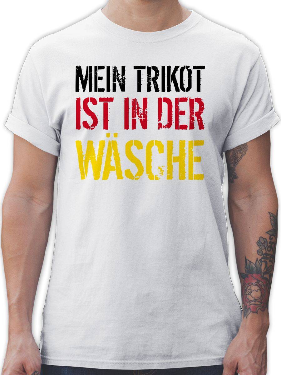 Shirtracer Mein Trikot ist in der Wäsche WM Deutschland Shirts & Mehr Shirtracer