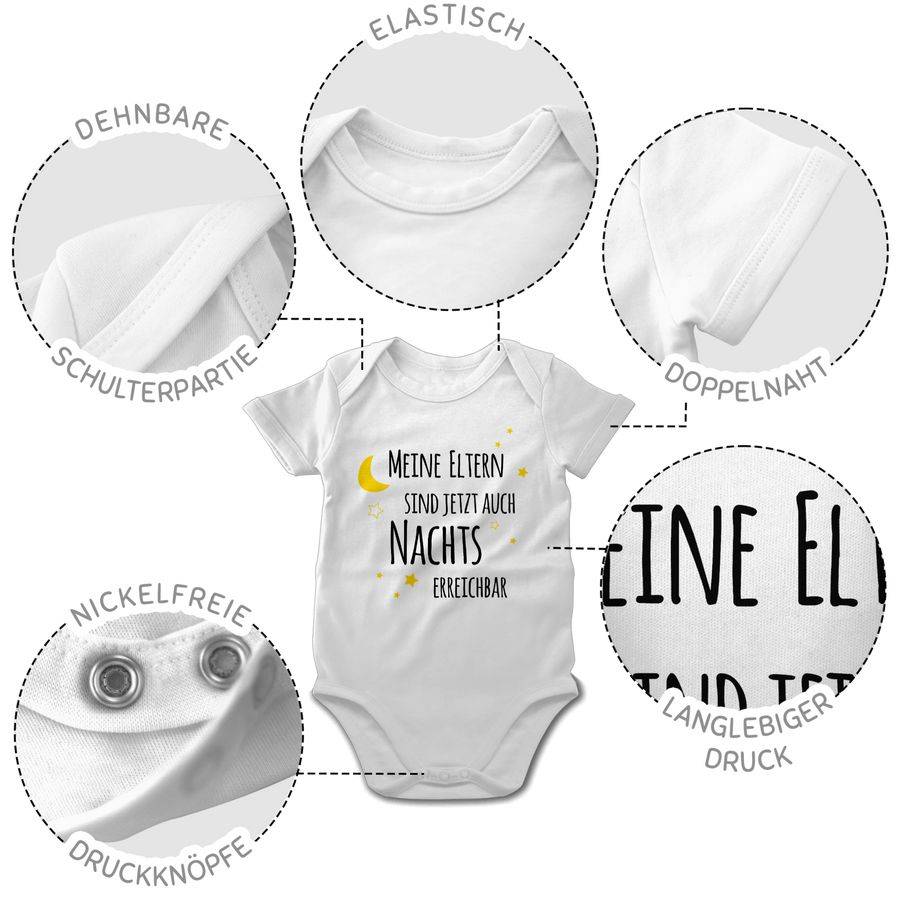 Shirtracer Meine Eltern Sind Jetzt Auch Nachts Erreichbar Sterne Schwarz/gelb: Tshirt Gym B Shirtracer