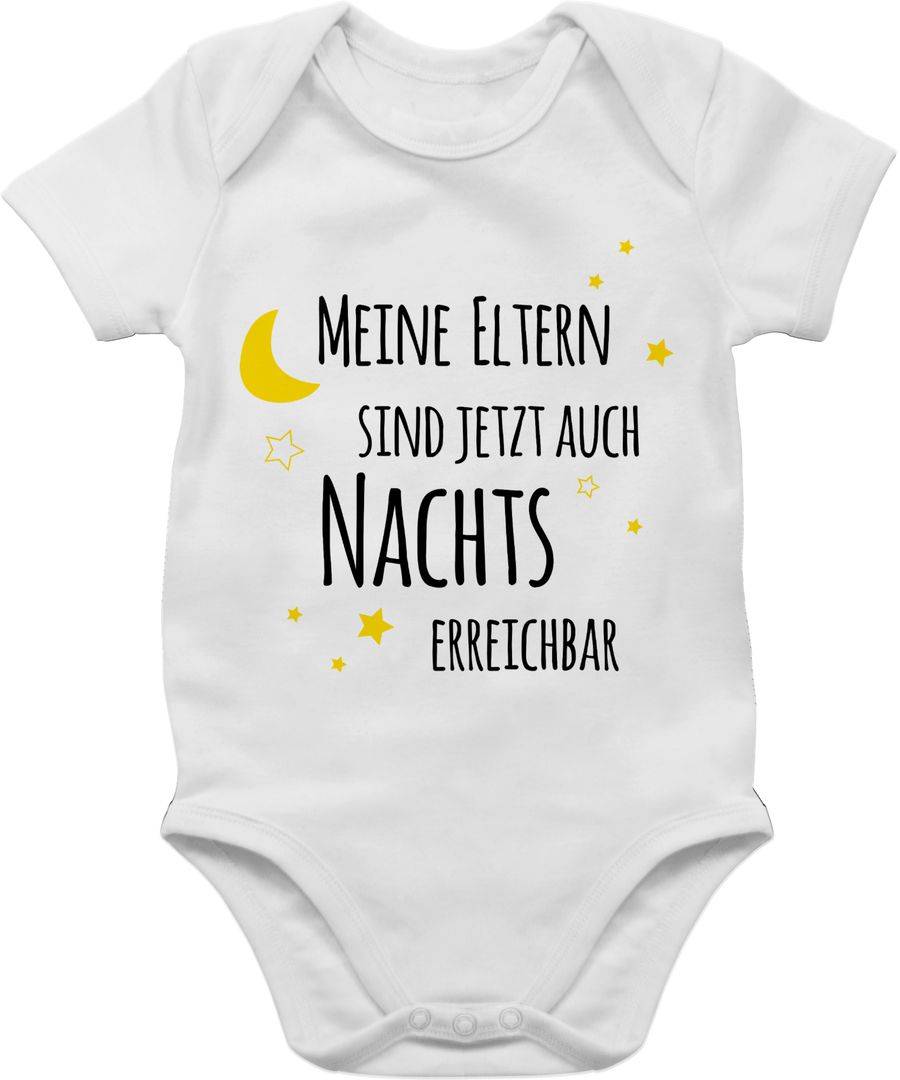 Shirtracer Meine Eltern sind jetzt auch nachts erreichbar Sterne schwarz/gelb: Tshirt Gym B Shirtracer