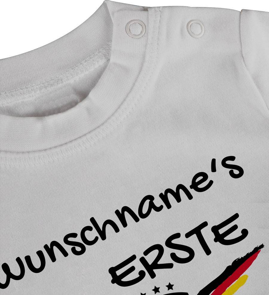 Shirtracer Meine Erste EM Germany Mit Name Meine Erste Europameisterschaft Deutschland Shirtracer