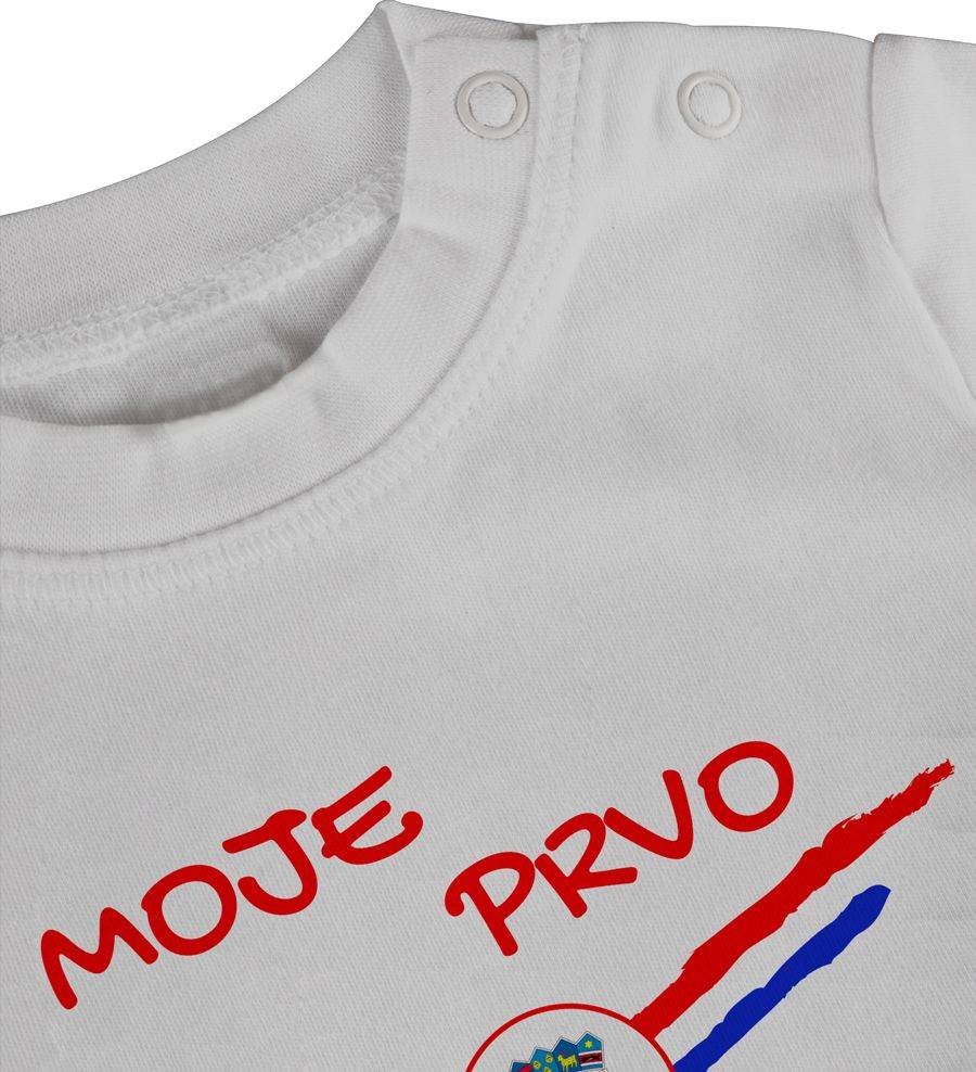 Shirtracer Meine Erste WM Kroatien Kroatisch: T-Shirt Turnbeutel Shirtracer