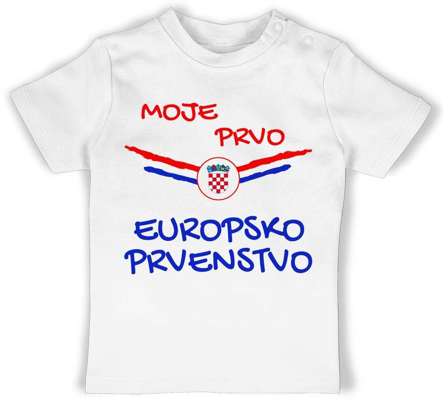 Shirtracer Meine erste WM Kroatien kroatisch: T-Shirt Turnbeutel Shirtracer