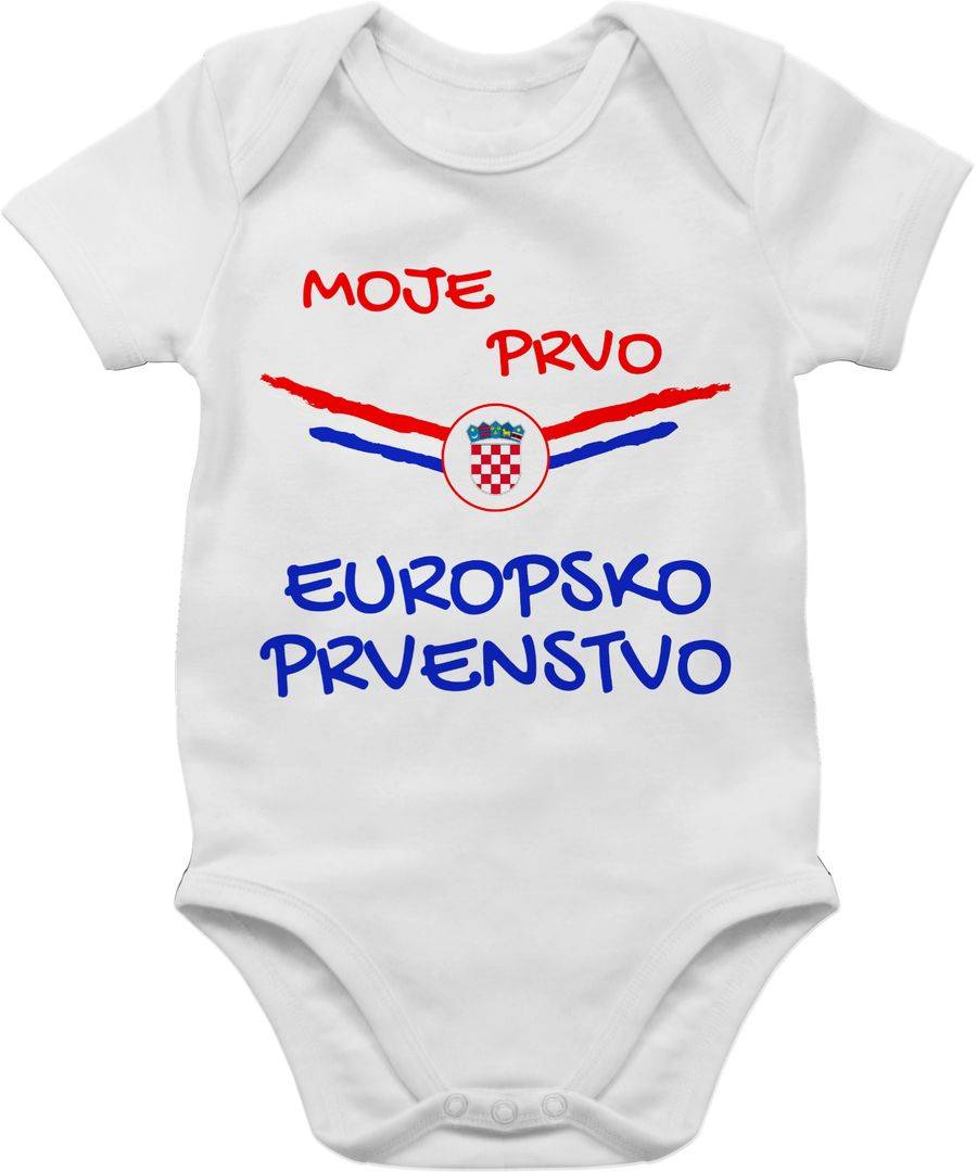 Shirtracer Meine erste WM Kroatien kroatisch: T-Shirt Turnbeutel Shirtracer