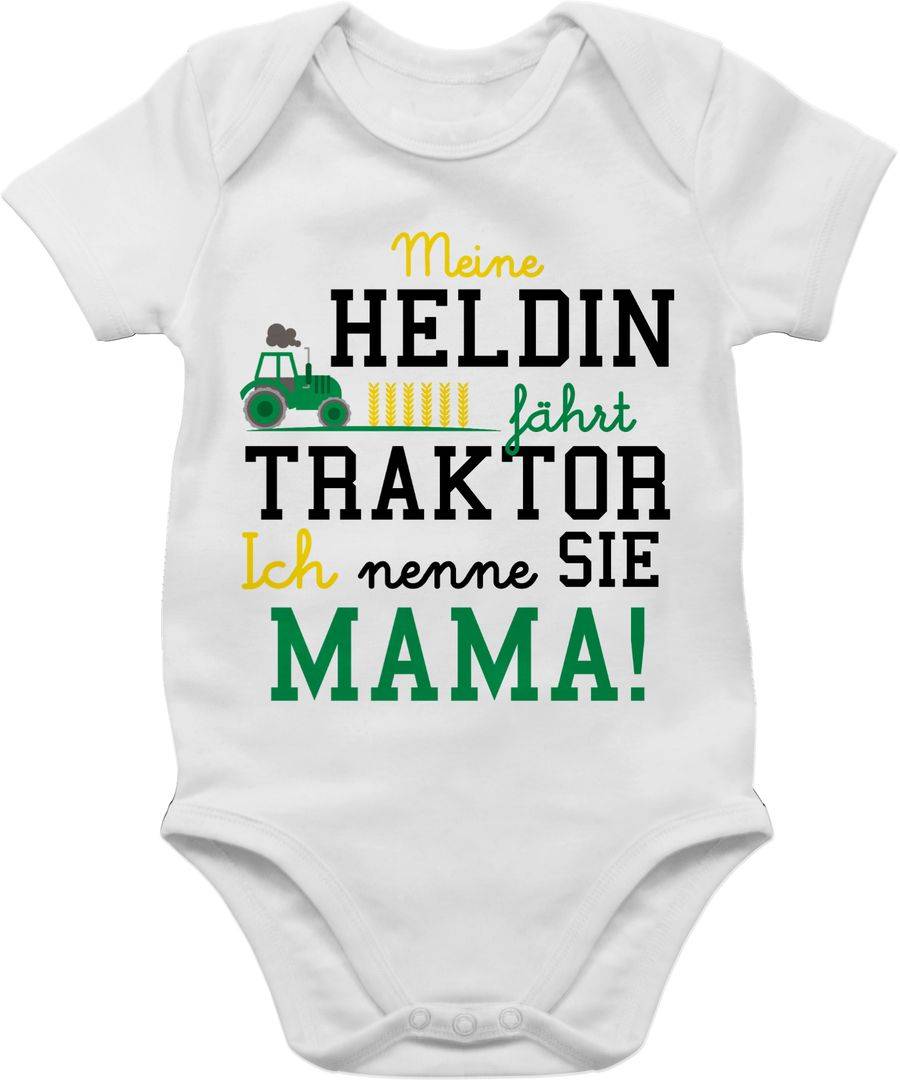 Shirtracer Meine Heldin fährt Traktor Mama Shirts & Mehr Shirtracer