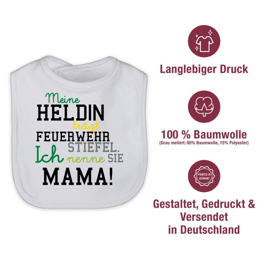 Shirtracer Meine Heldin Mama Feuerwehrfrau Shirts & Mehr Shirtracer