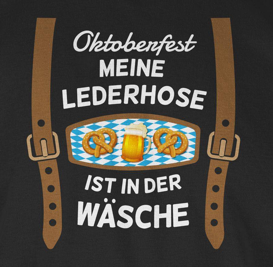 Shirtracer Meine Lederhose Ist In Der Wäsche - Bairische Maß Mit Brezen: Tshirt Gym Bag Shirtracer