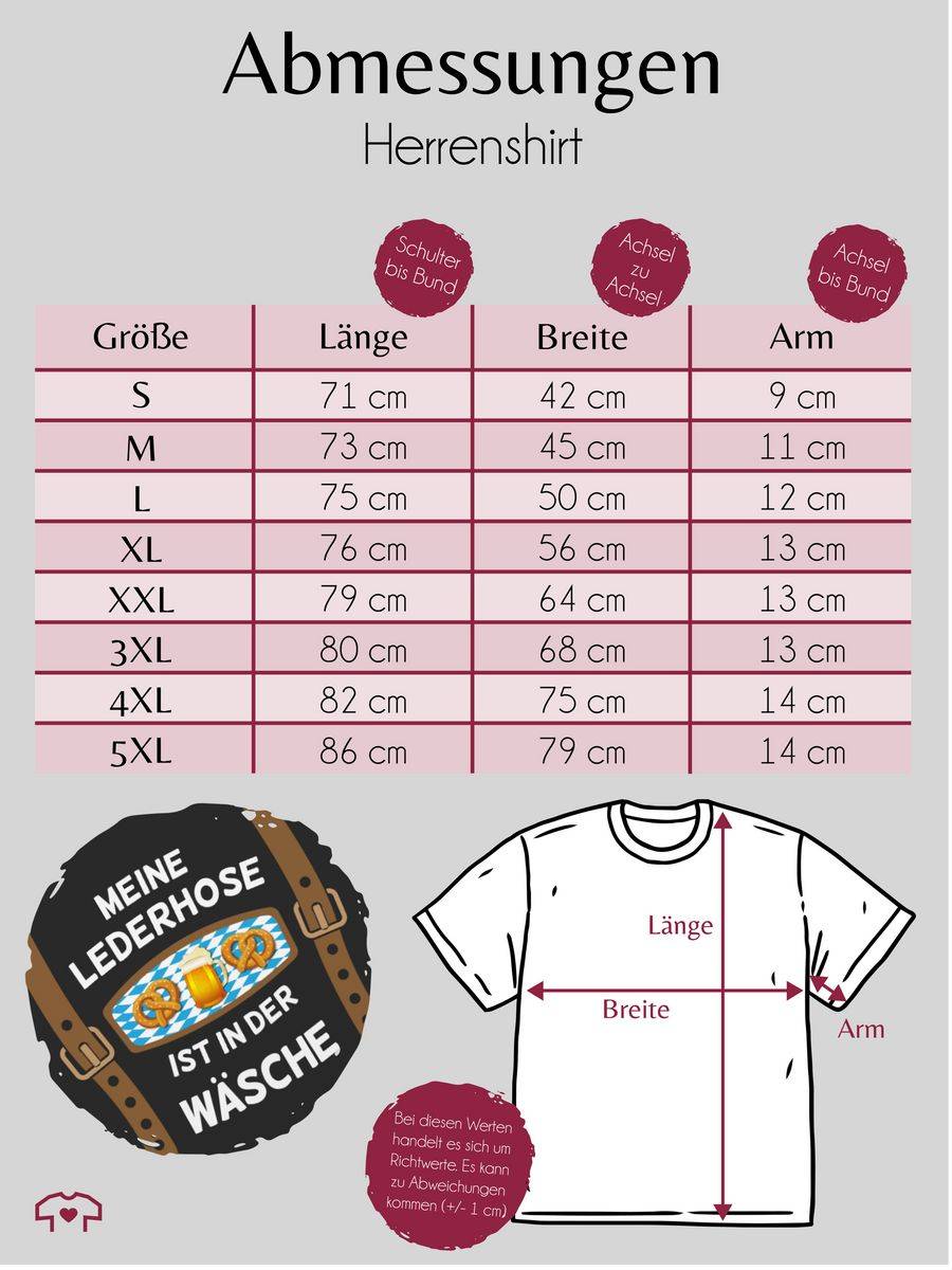 Shirtracer Meine Lederhose Ist In Der Wäsche Brezeln Shirts & Mehr Shirtracer