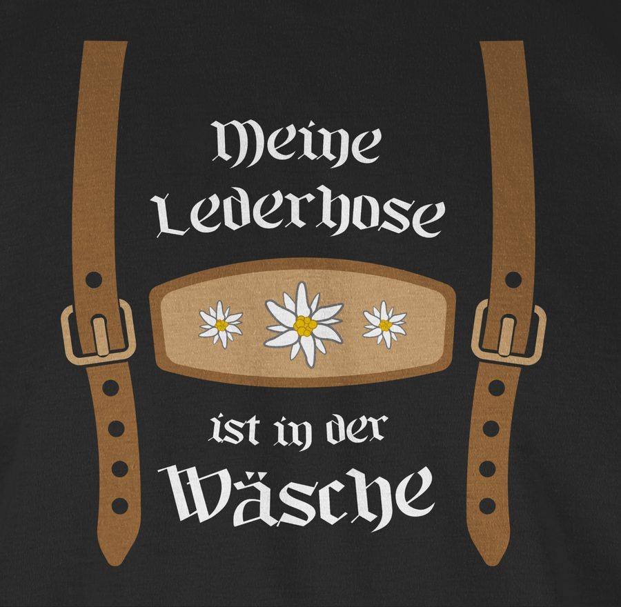 Shirtracer Meine Lederhose Ist In Der Wäsche Edelweiß: Tshirt Rucksack Shirtracer