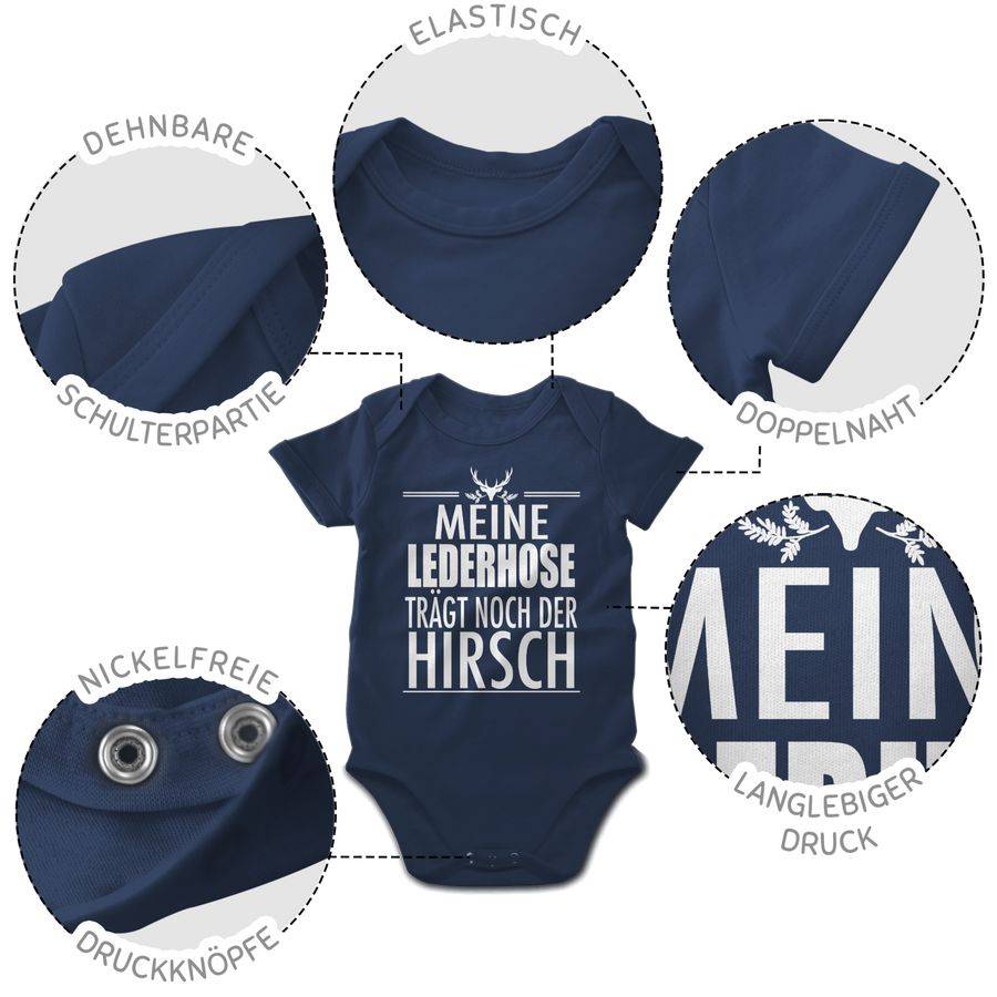 Shirtracer Meine Lederhose Trägt Noch Der Hirsch - Weiß: T-Shirt Gym Bag Shirtracer