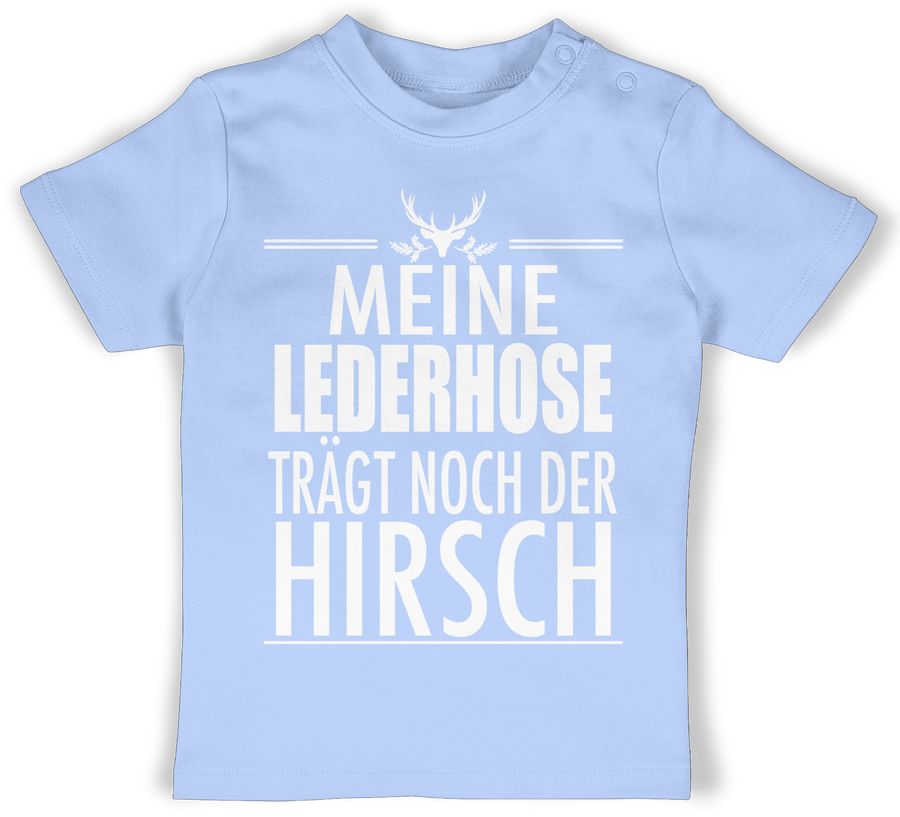 Shirtracer Meine Lederhose trägt noch der Hirsch - weiß: T-Shirt Gym Bag Shirtracer