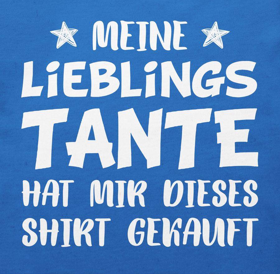 Shirtracer Meine Lieblingstante Hat Mir Dieses Shirt Gekauft Sterne: Tshirt Turnbeutel Shirtracer