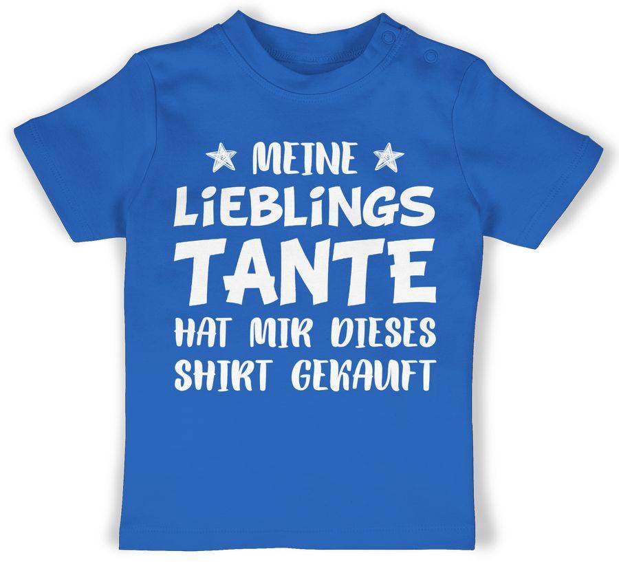Shirtracer Meine Lieblingstante hat mir dieses Shirt gekauft Sterne: Tshirt Turnbeutel Shirtracer