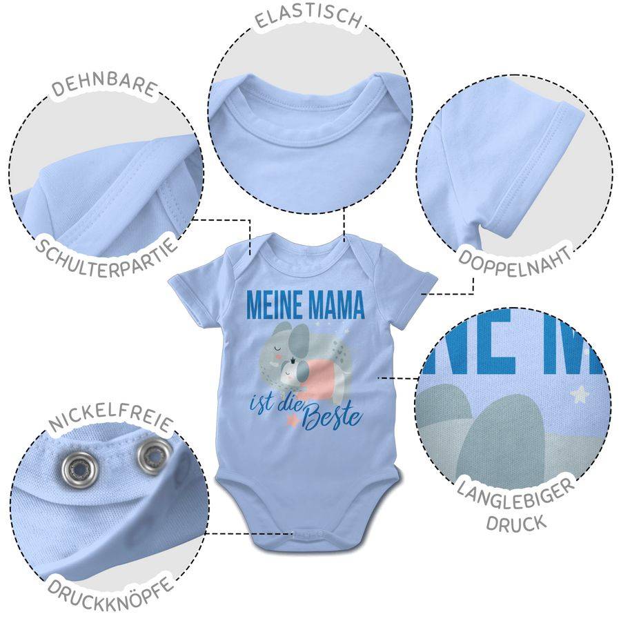 Shirtracer Meine Mama Ist Die Beste Elefanten Shirts & Mehr Shirtracer