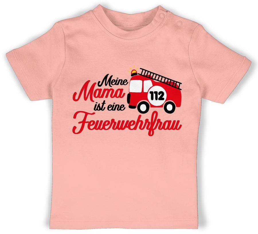 Shirtracer Meine Mama ist eine Feuerwehrfrau Shirts & Mehr Shirtracer