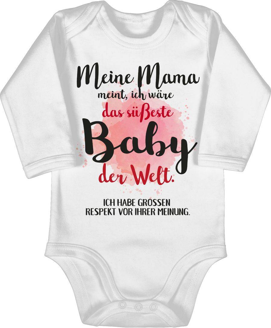 Shirtracer Meine Mama meint, ich wäre das süßeste Baby der Welt.: T-Shirt Gym Bag Shirtracer
