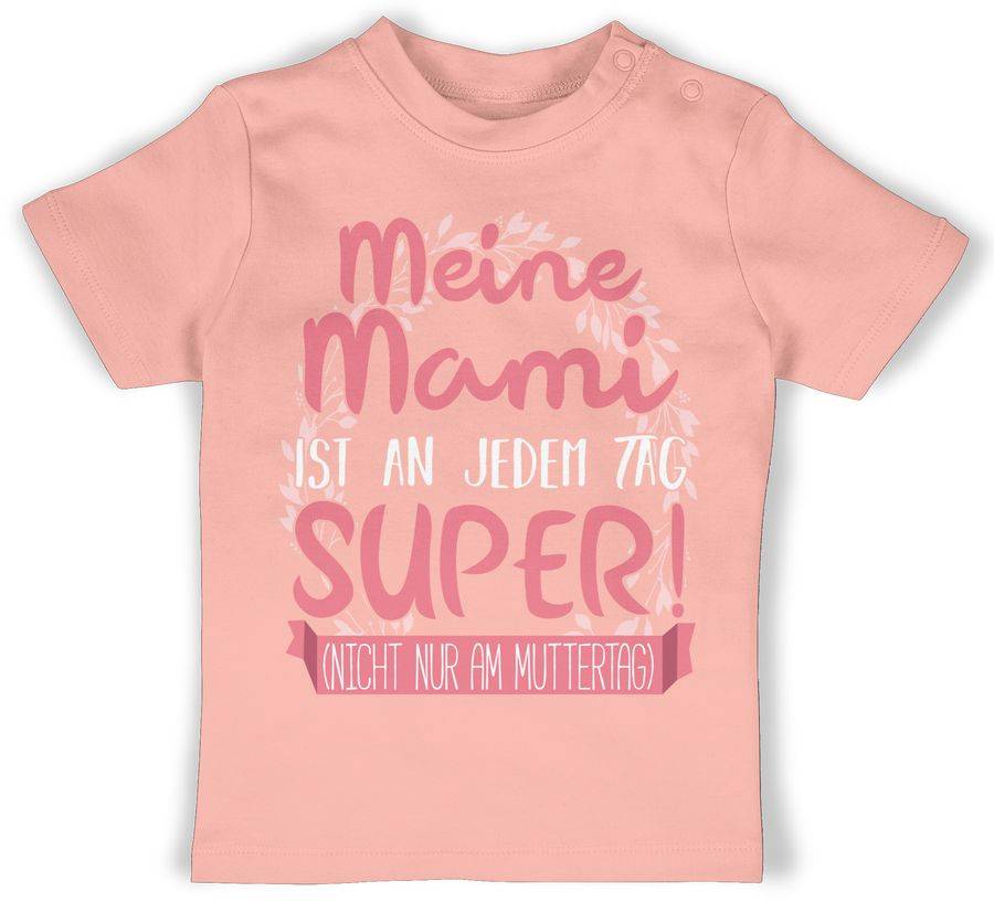 Shirtracer Meine Mami ist an jedem Tag super! (Nicht nur am Muttertag): T-Shirt Rucksack Shirtracer