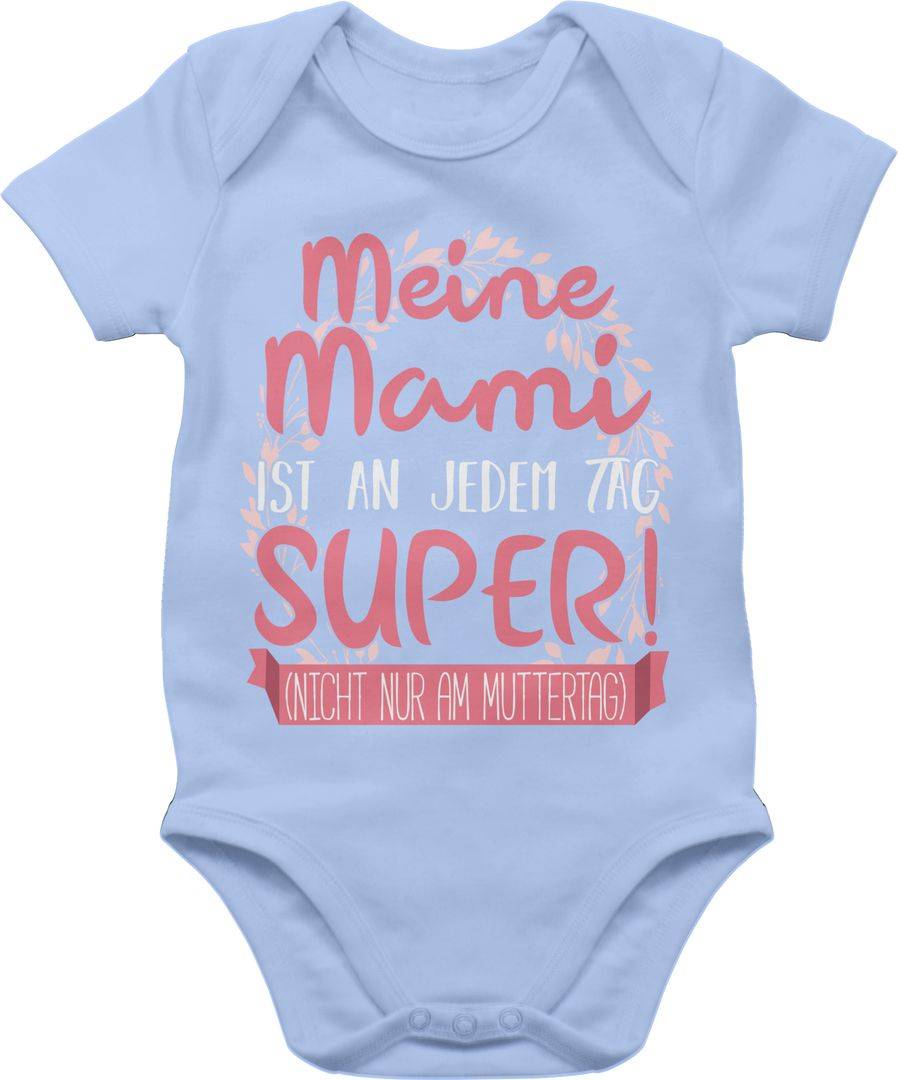 Shirtracer Meine Mami ist an jedem Tag super! (Nicht nur am Muttertag): T-Shirt Rucksack Shirtracer