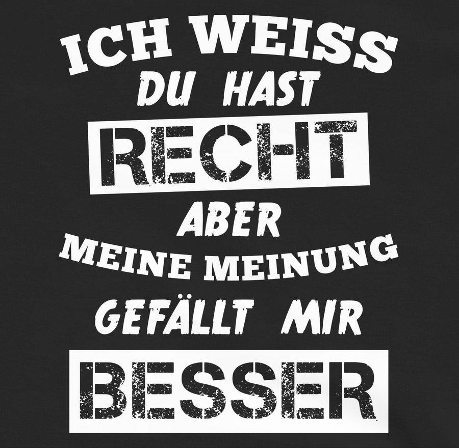 Shirtracer Meine Meinung Besserwisser: T-Shirt Rucksack Shirtracer