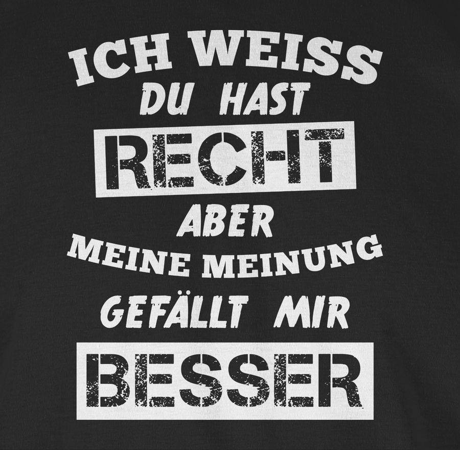 Shirtracer Meine Meinung Besserwisser: T-Shirt Rucksack Shirtracer