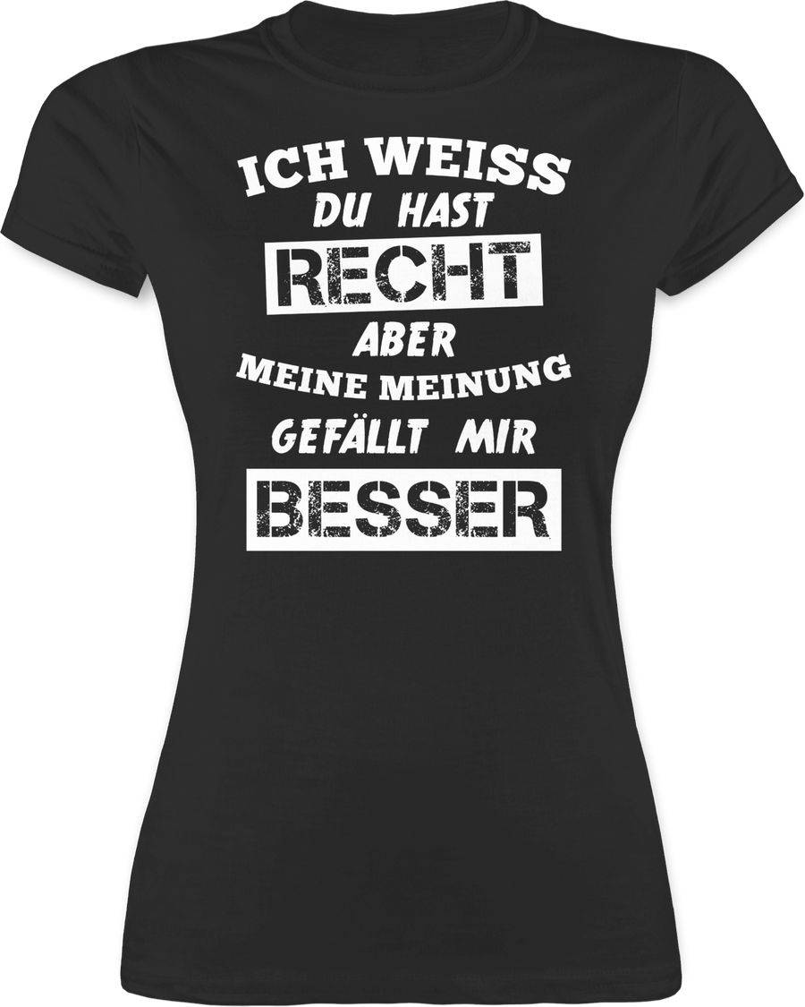 Shirtracer Meine Meinung Besserwisser: T-Shirt Rucksack Shirtracer