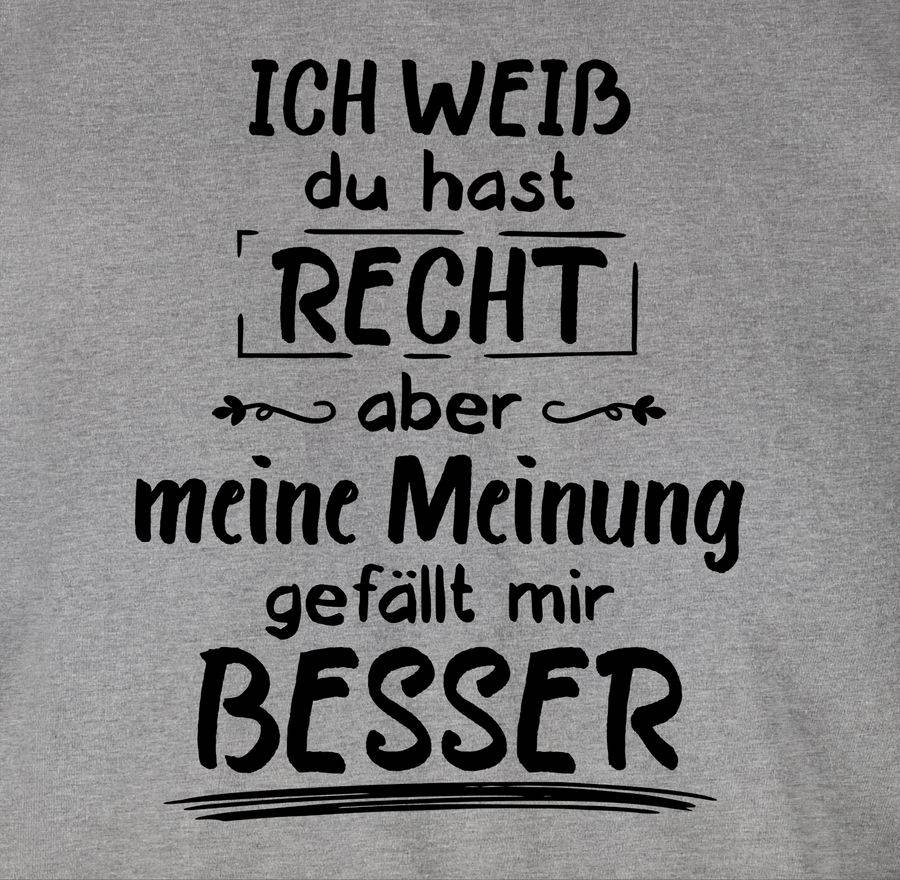 Shirtracer Meine Meinung Gefällt Mir Besser: T-Shirt Turnbeutel Shirtracer