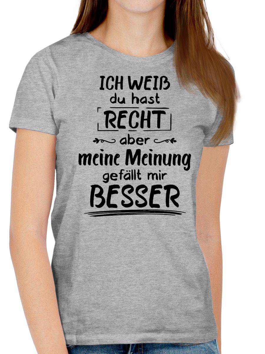 Shirtracer Meine Meinung Gefällt Mir Besser: T-Shirt Turnbeutel Shirtracer