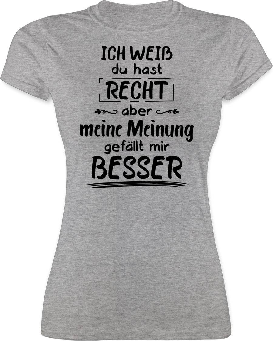 Shirtracer Meine Meinung gefällt mir besser: T-Shirt Turnbeutel Shirtracer