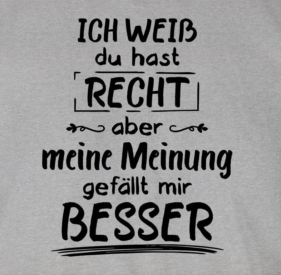Shirtracer Meine Meinung Gefällt Mir Besser: T-Shirt Turnbeutel Shirtracer