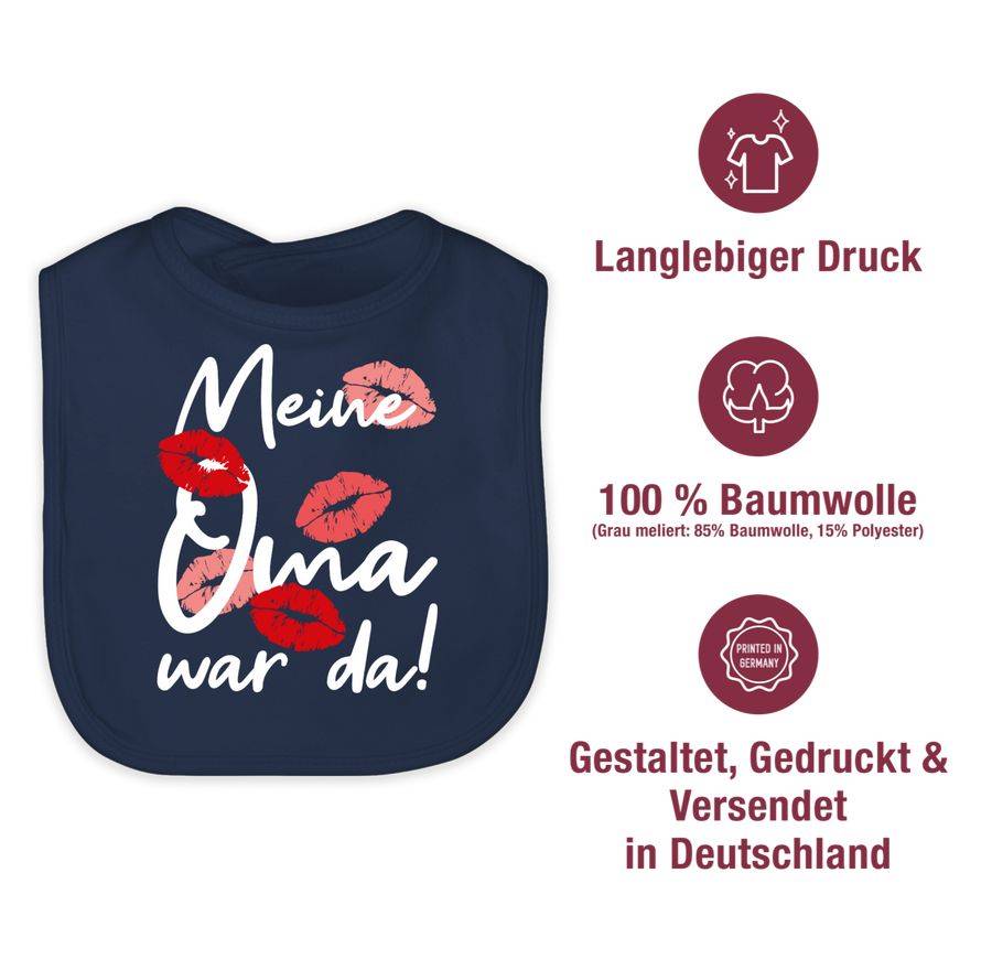 Shirtracer Meine Oma War Da - Weiß: Tshirt Rucksack Shirtracer
