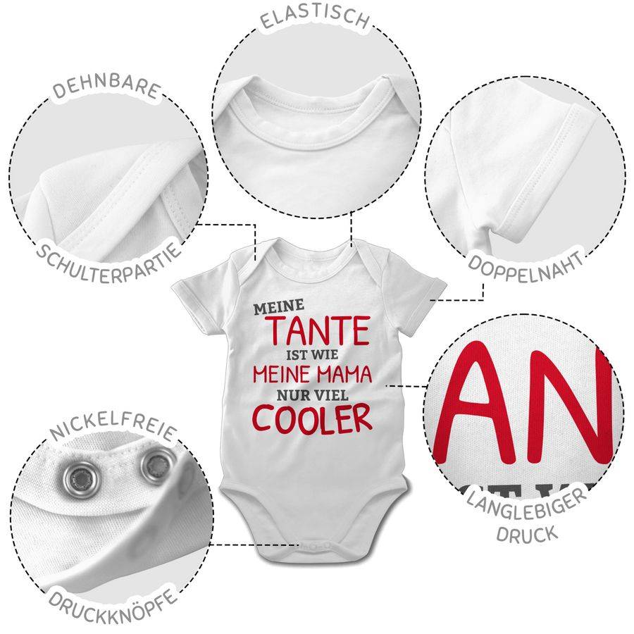 Shirtracer Meine Tante Ist Wie Meine Mama Nur Cooler: T-Shirt Gym Bag Shirtracer