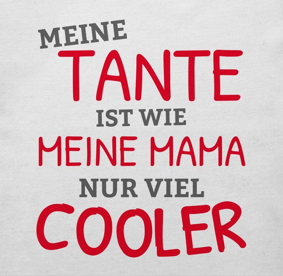 Shirtracer Meine Tante Ist Wie Meine Mama Nur Cooler: T-Shirt Gym Bag Shirtracer