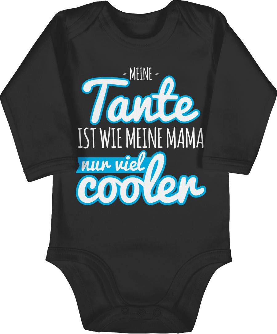 Shirtracer Meine Tante ist wie meine Mama nur viel cooler blau Shirts & Mehr Shirtracer