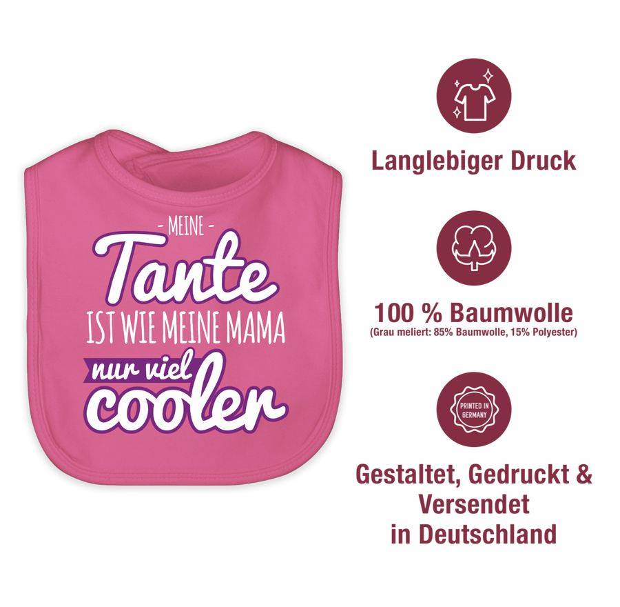 Shirtracer Meine Tante Ist Wie Meine Mama Nur Viel Cooler Lila Shirts & Mehr Shirtracer