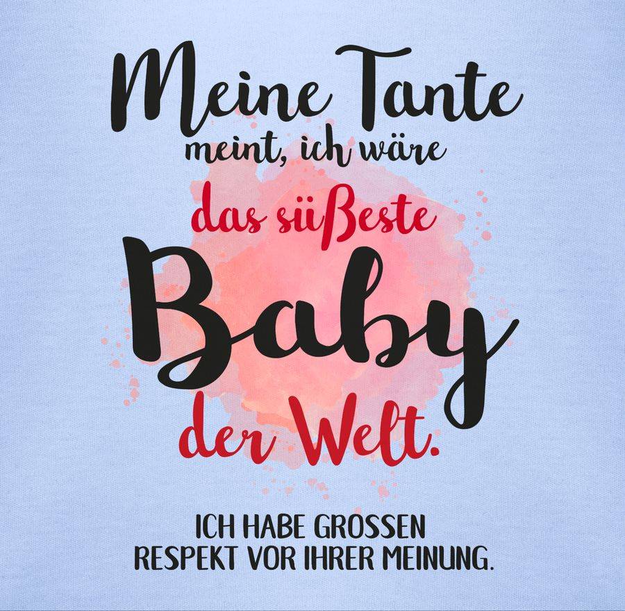 Shirtracer Meine Tante Meint, Ich Wäre Das Süßeste Baby Der Welt.: Tshirt Rucksack Shirtracer